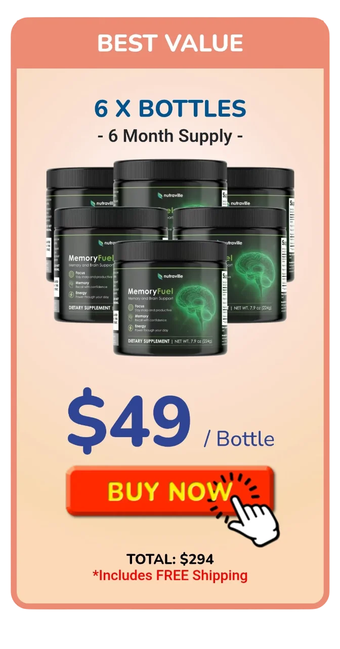 MemoryFuel™ 6 bottles pricing